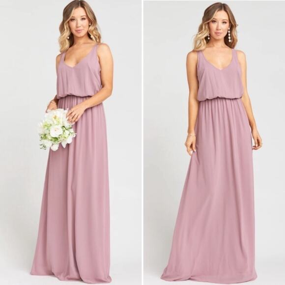 NWT Show me Your Mumu Kendall maxi dress in antique rose XS - Picture 5 of 5